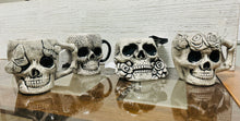 Load image into Gallery viewer, Set of four (4) collectible skull coffee mugs