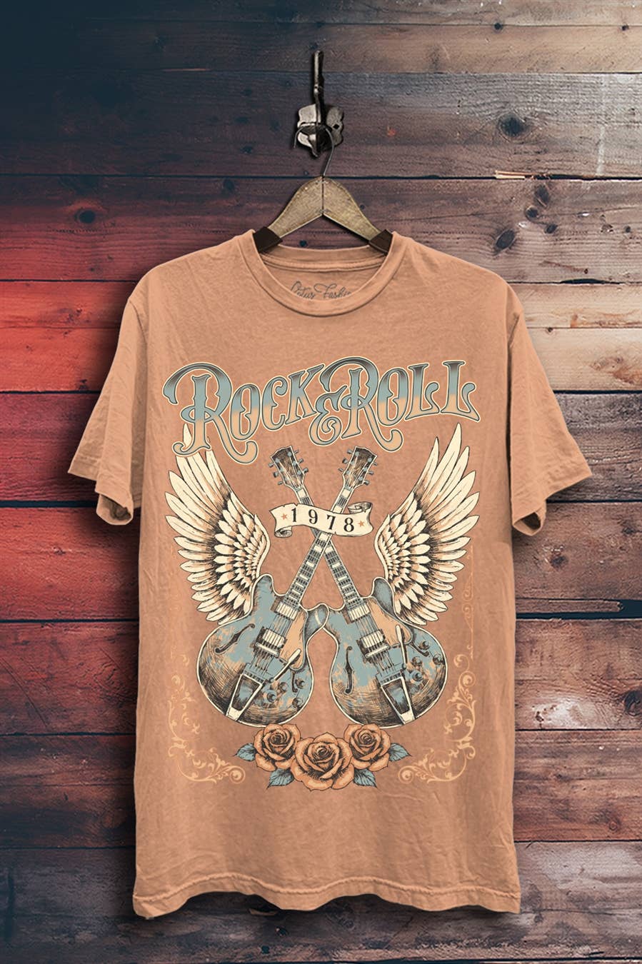 Rock & Roll Guitars Graphic Top
