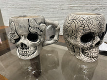 Load image into Gallery viewer, Set of four (4) collectible skull coffee mugs