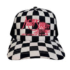 Checkered Flag Snap Back with Original 316 Main Street Logo