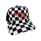 Checkered Flag Snap Back with Original 316 Main Street Logo