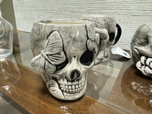 Load image into Gallery viewer, Set of four (4) collectible skull coffee mugs