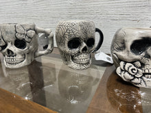 Load image into Gallery viewer, Set of four (4) collectible skull coffee mugs