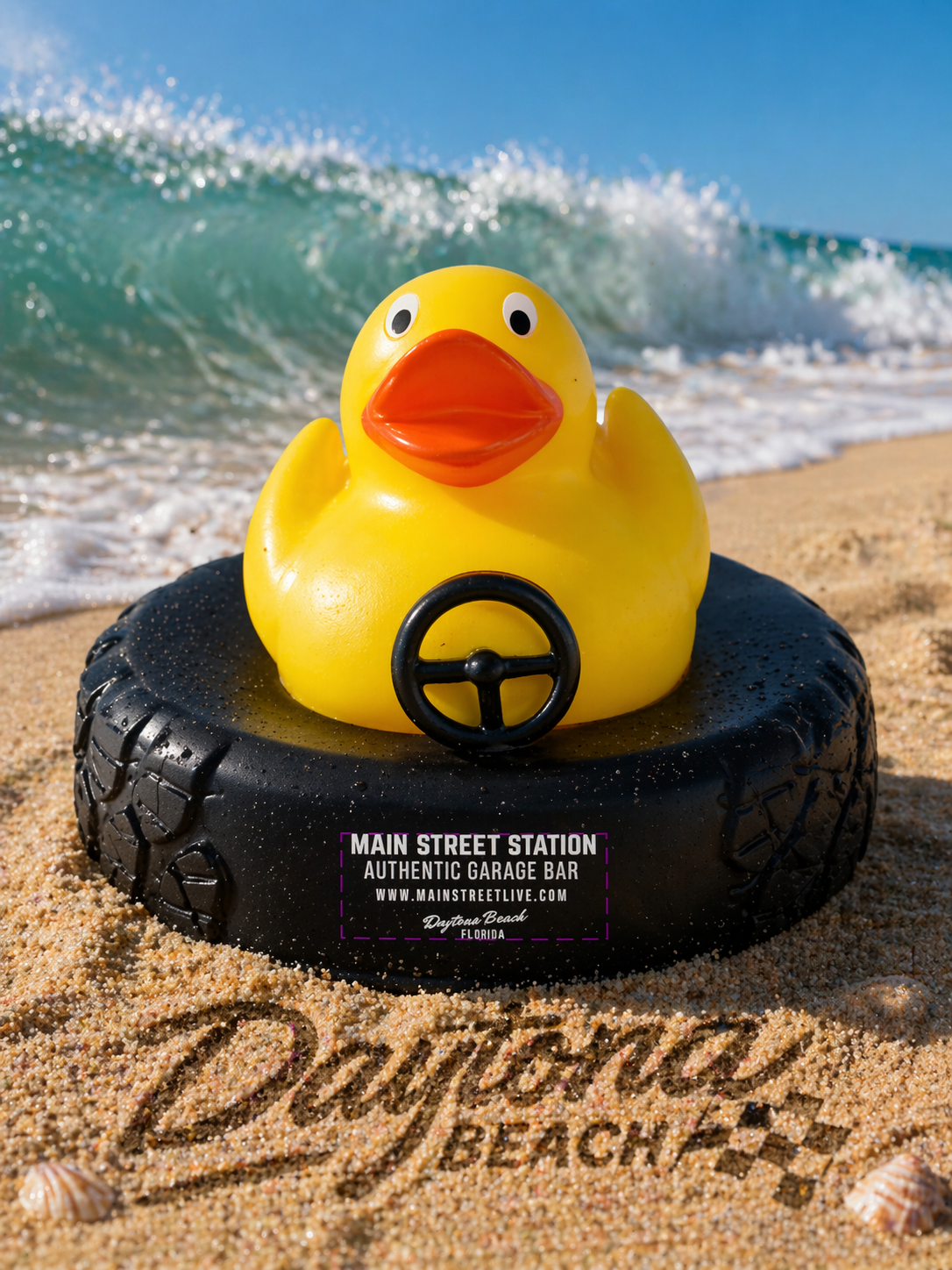 Jeep Beach Duck in Tire