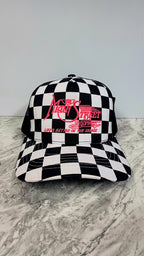 Checkered Flag Snap Back with Original 316 Main Street Logo