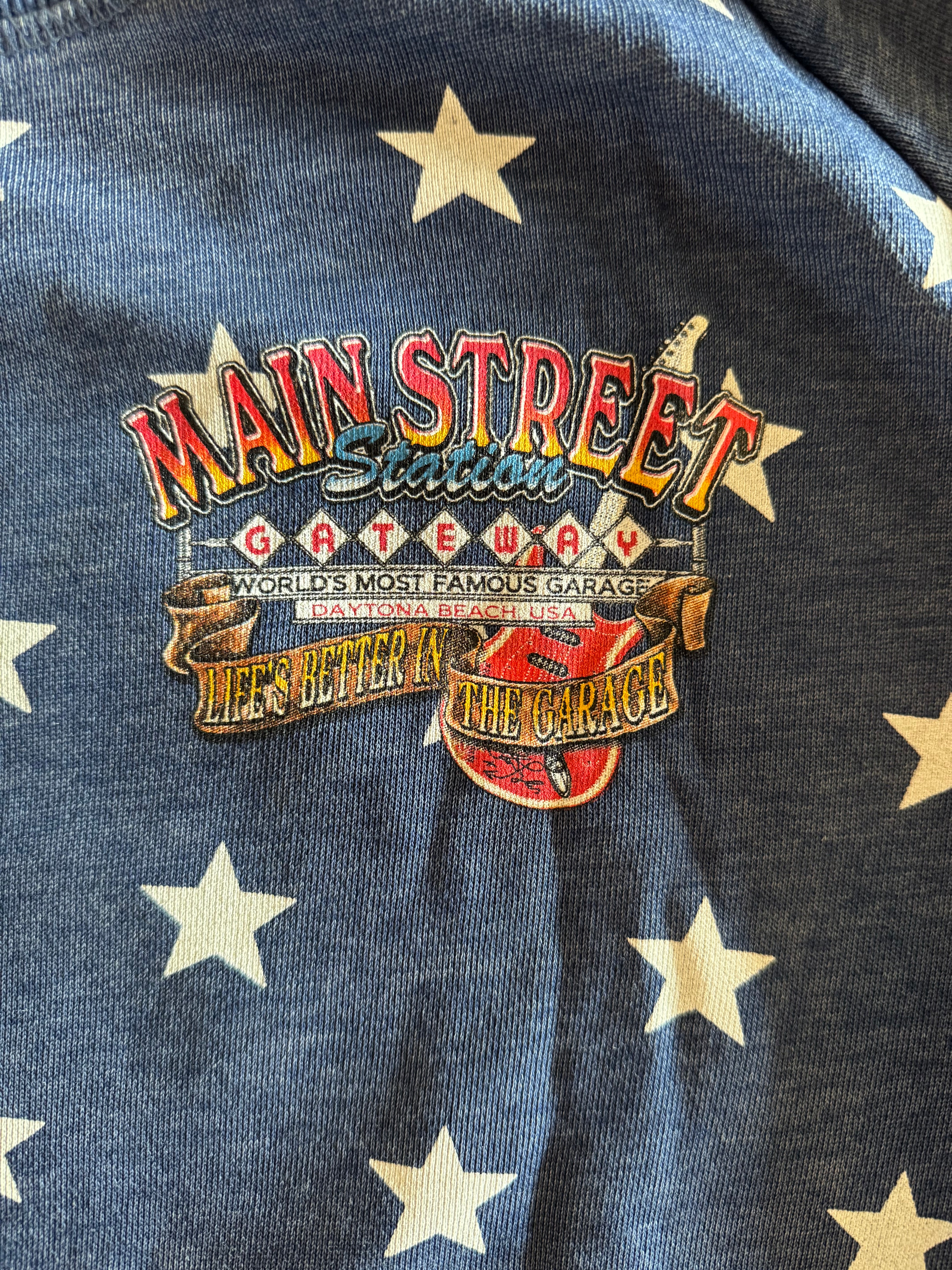 MSS Long Sleeve Main Street Gateway Star Spangled Crewneck