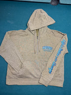 Unisex Fleece 1/2 Zip Hoodie Pullover