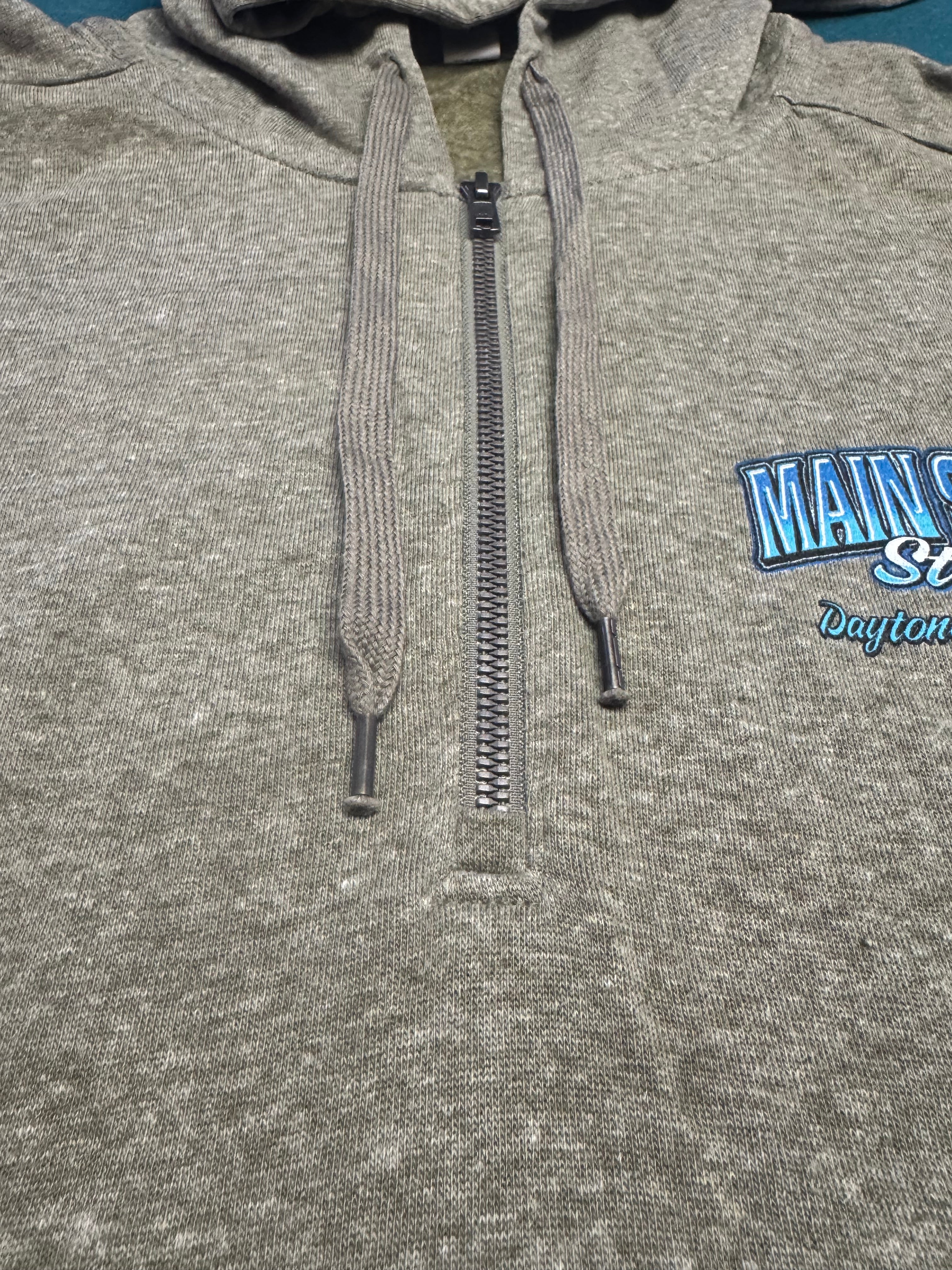 Unisex Fleece 1/2 Zip Hoodie Pullover