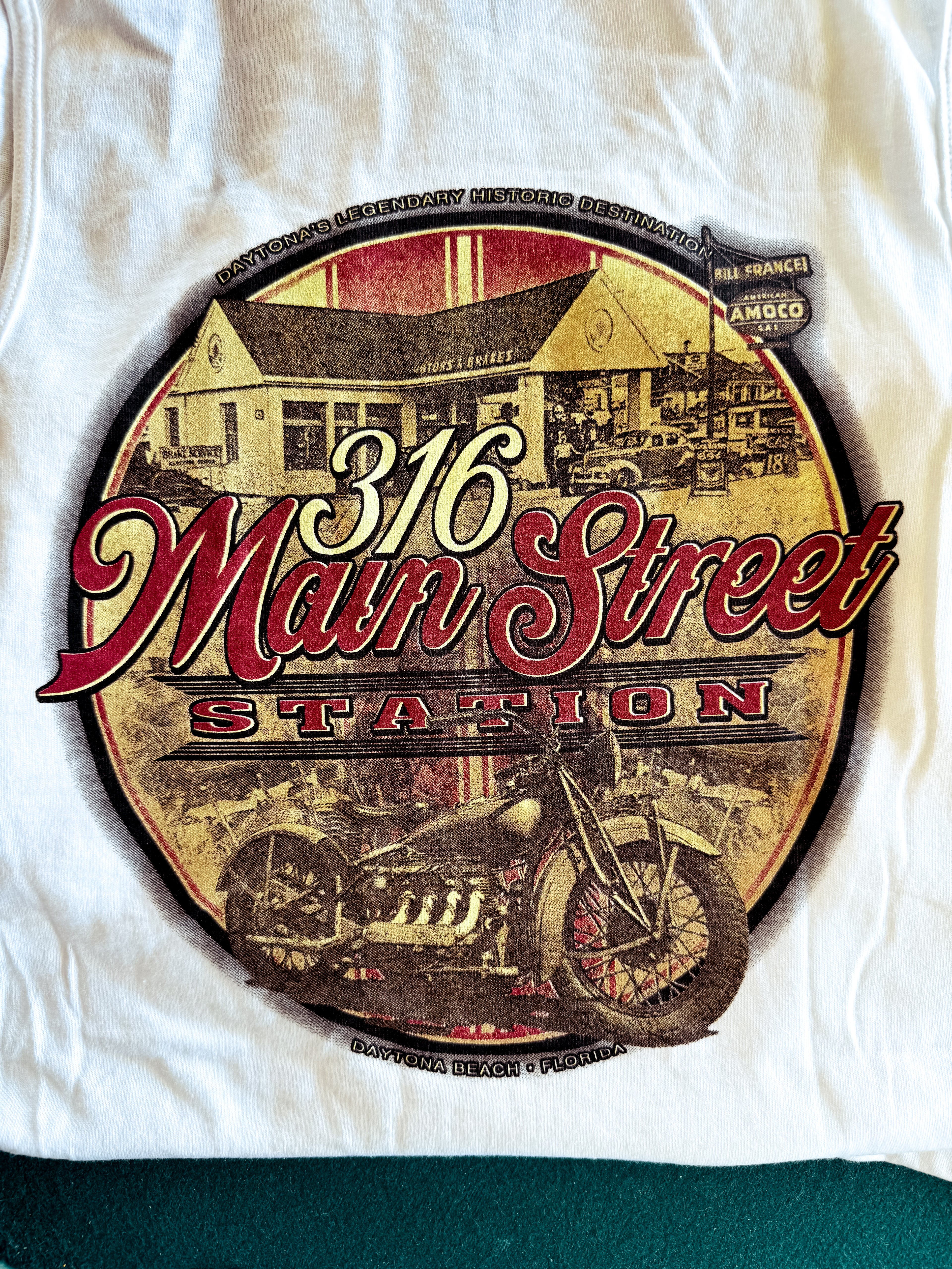 Vintage 316 Main Street Garage with Motorcycle Tank