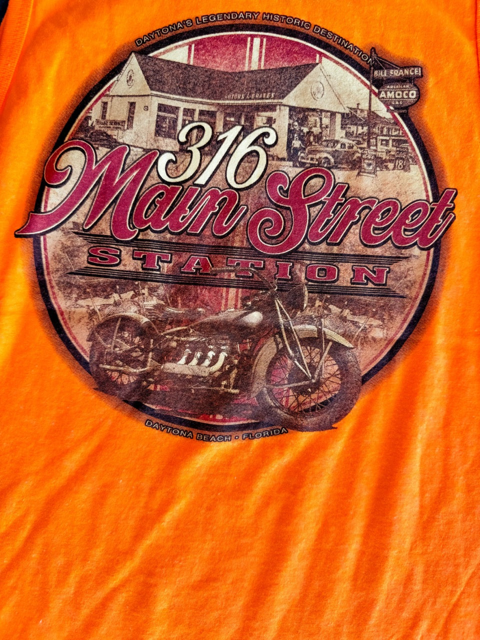 Vintage 316 Main Street Garage with Motorcycle Tank