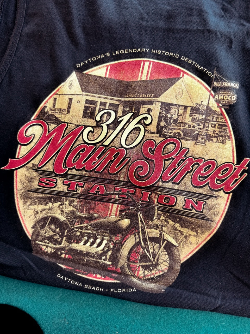 Vintage 316 Main Street Garage with Motorcycle Tank