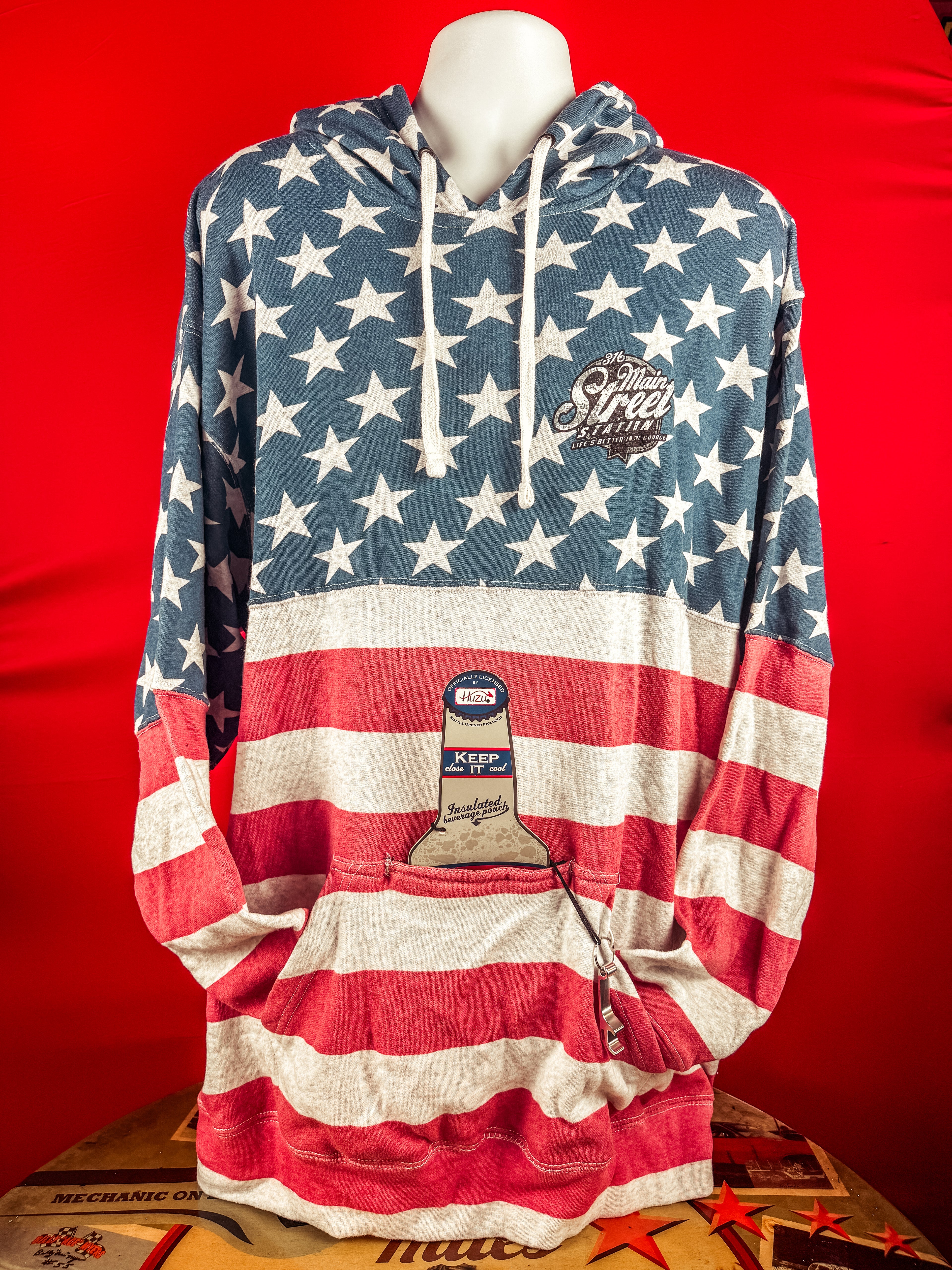 Specialty Insulated Drink Pocket Pullover Hoodie
