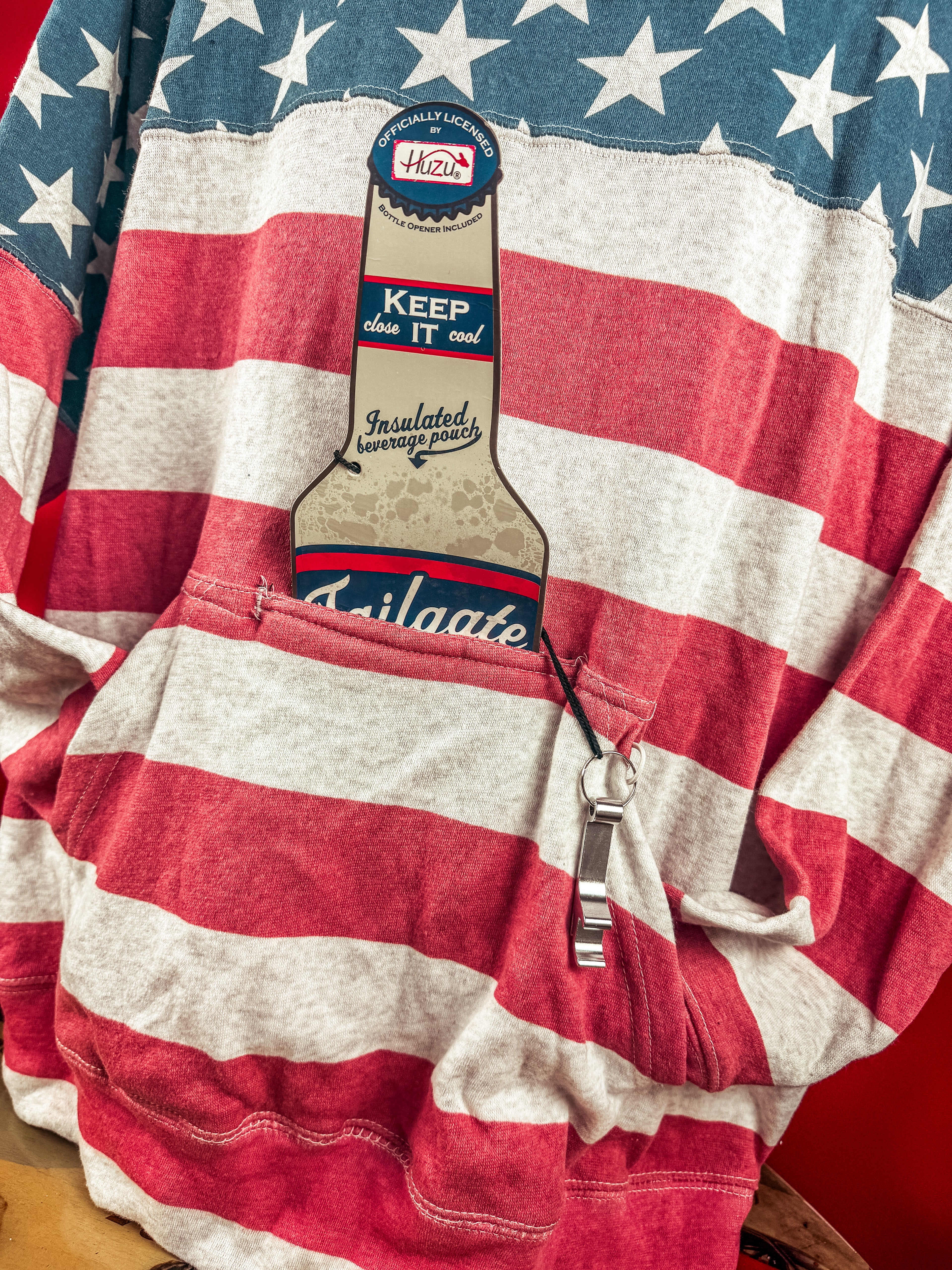 Specialty Insulated Drink Pocket Pullover Hoodie