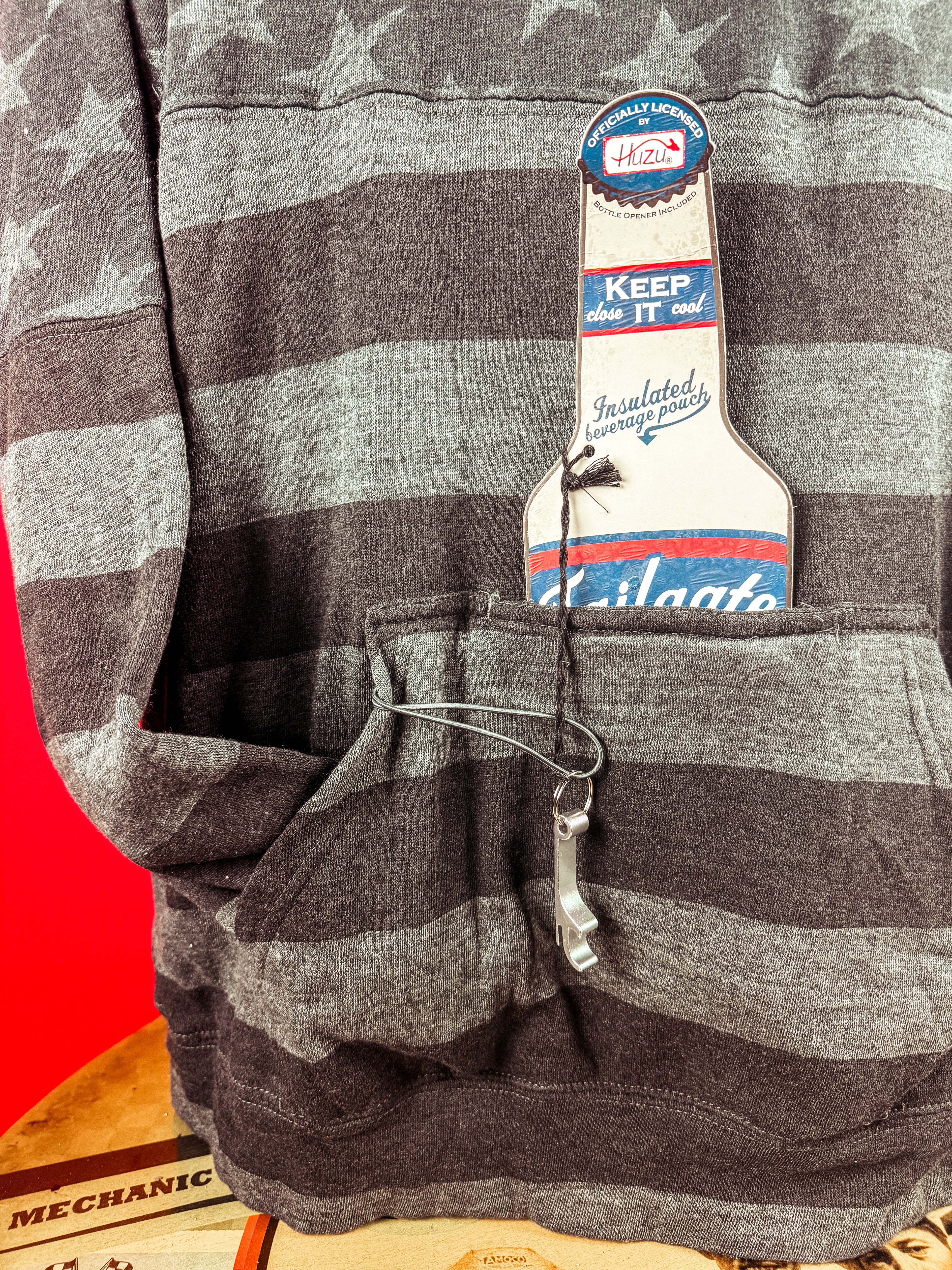 Specialty Insulated Drink Pocket Pullover Hoodie