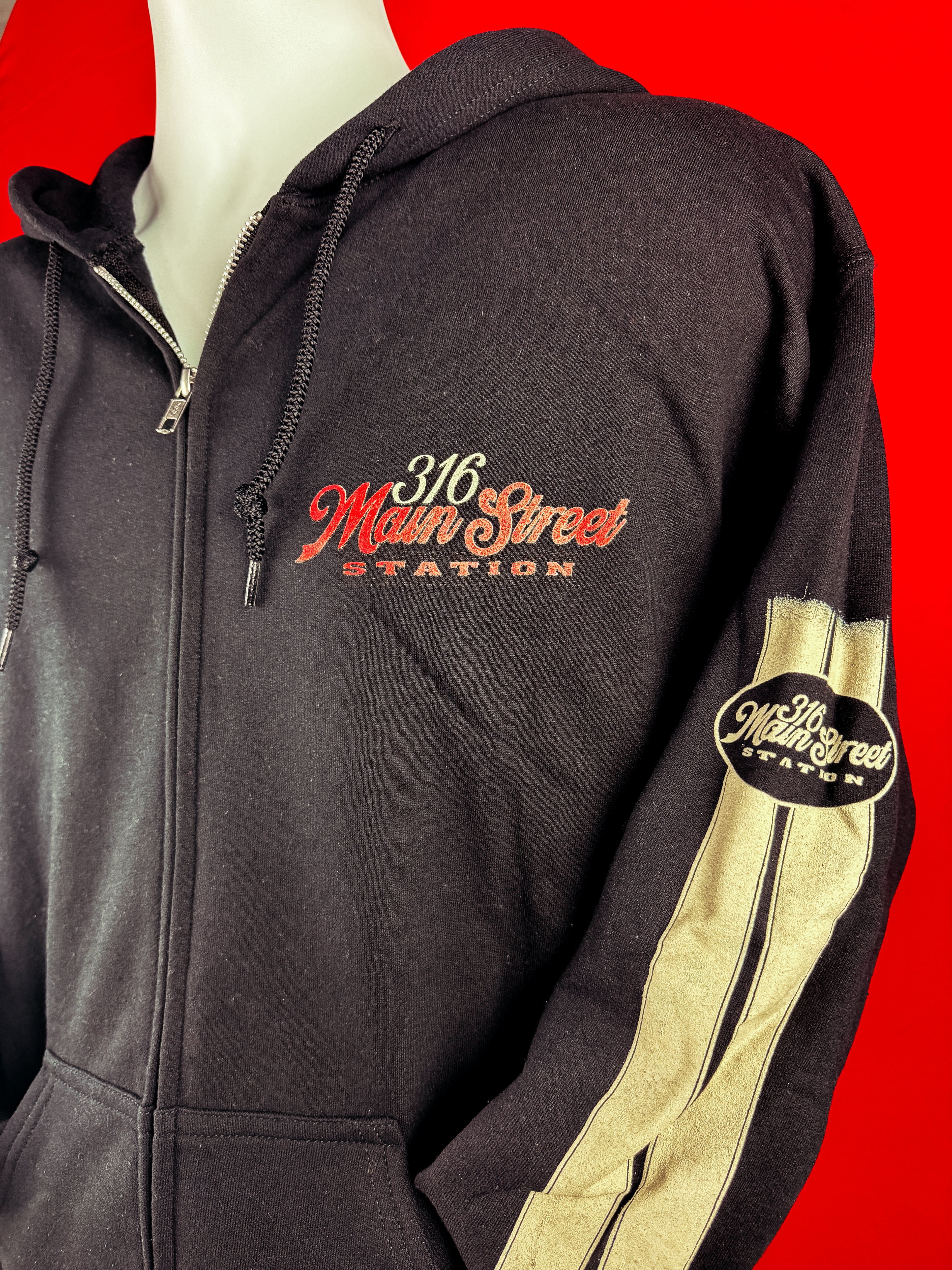 Vintage Racing Full-Zip Hoodie