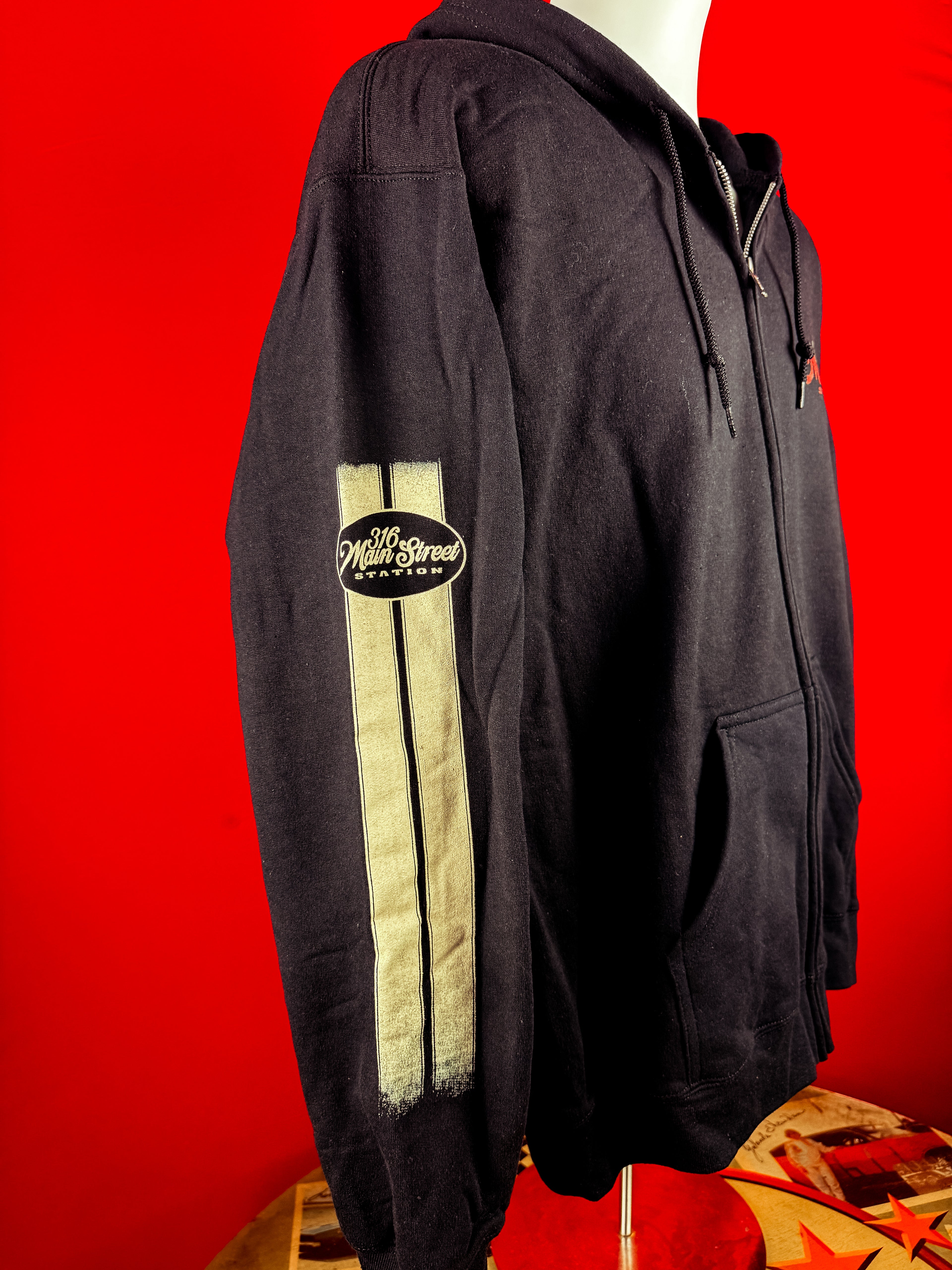 Vintage Racing Full-Zip Hoodie