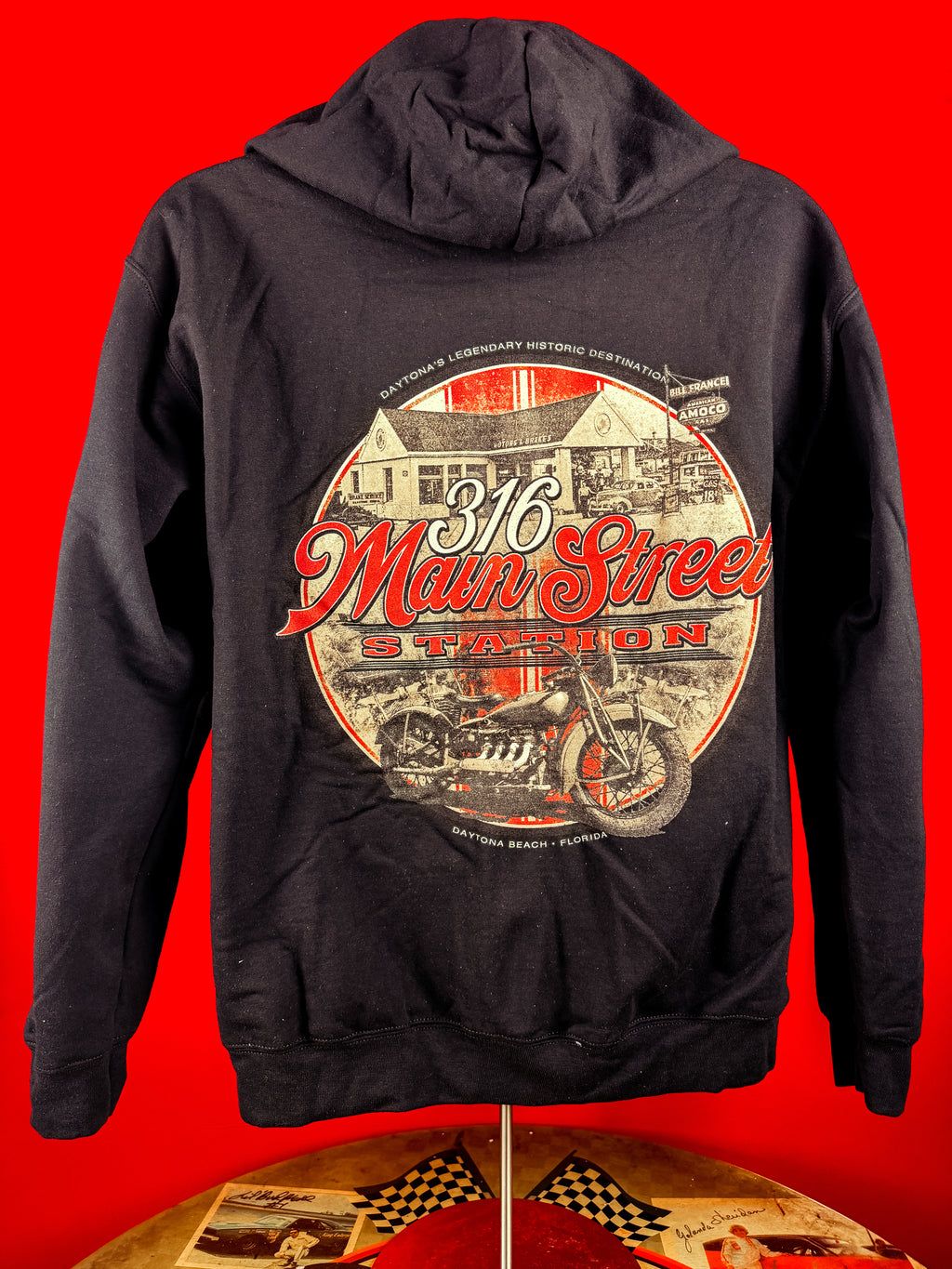 Vintage Racing Full-Zip Hoodie