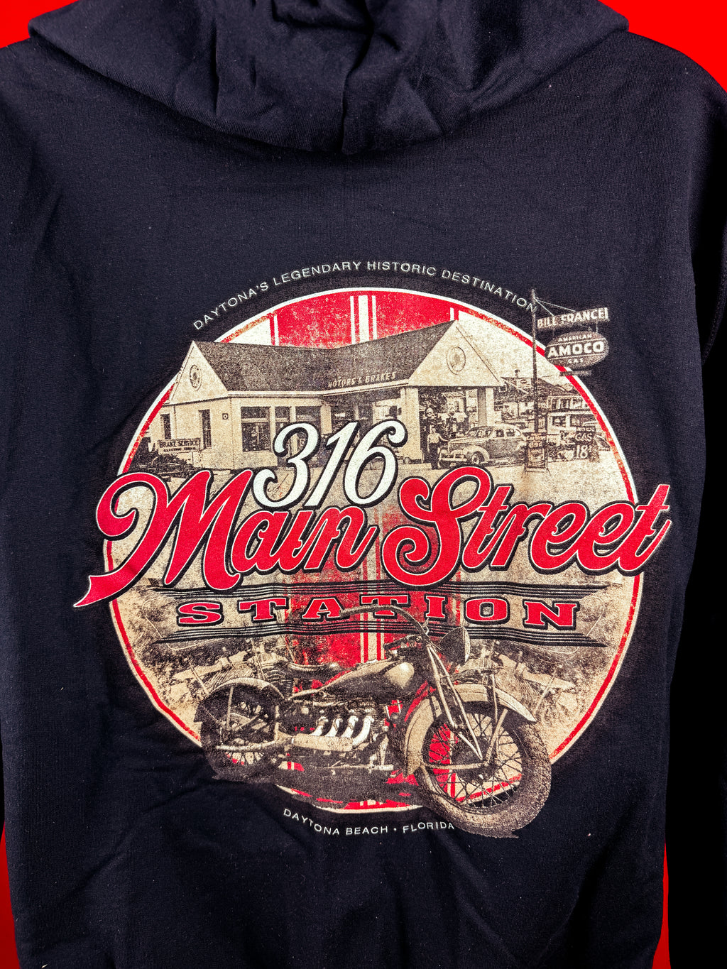 Vintage Racing Full-Zip Hoodie