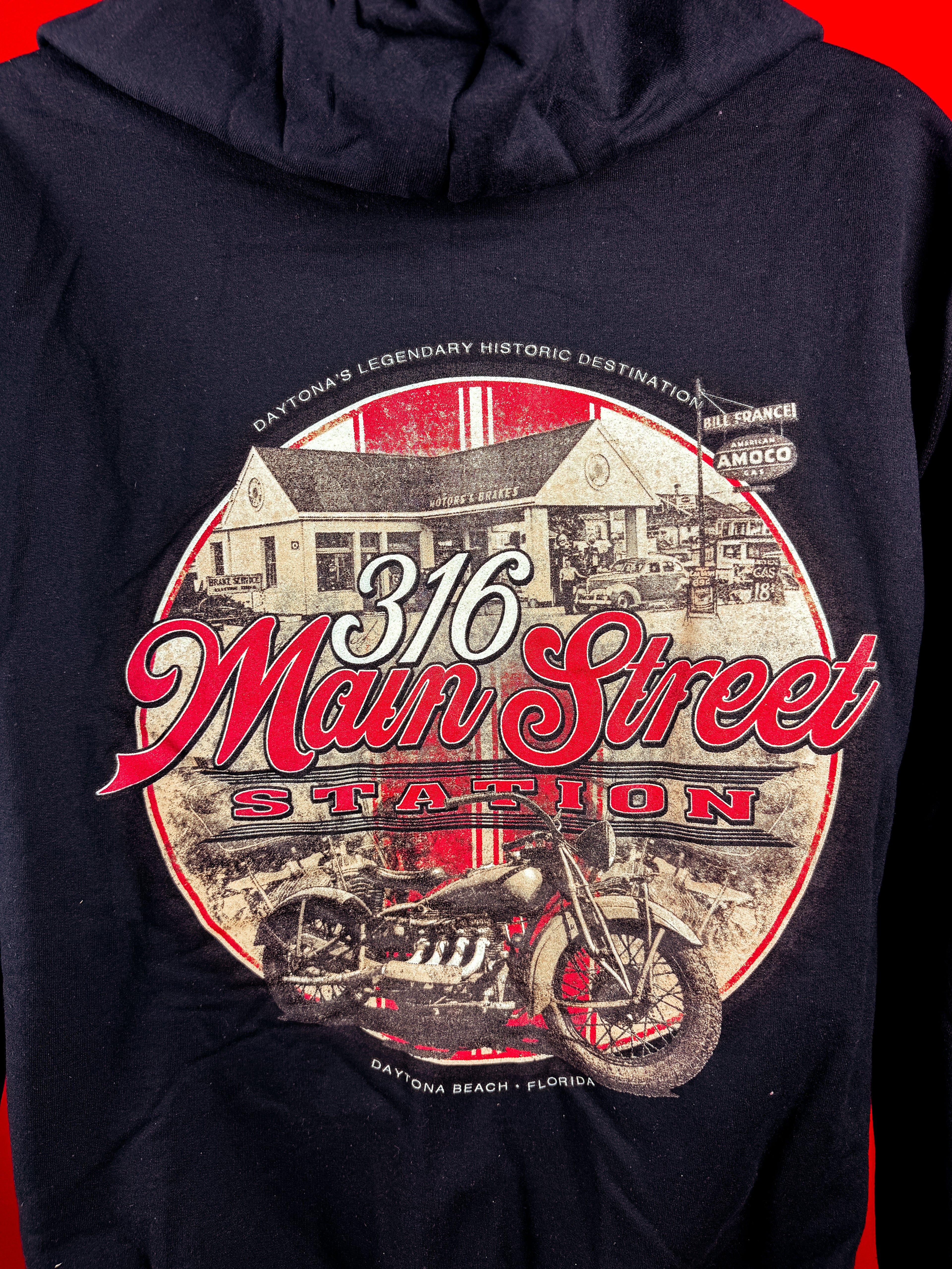 Vintage Racing Full-Zip Hoodie