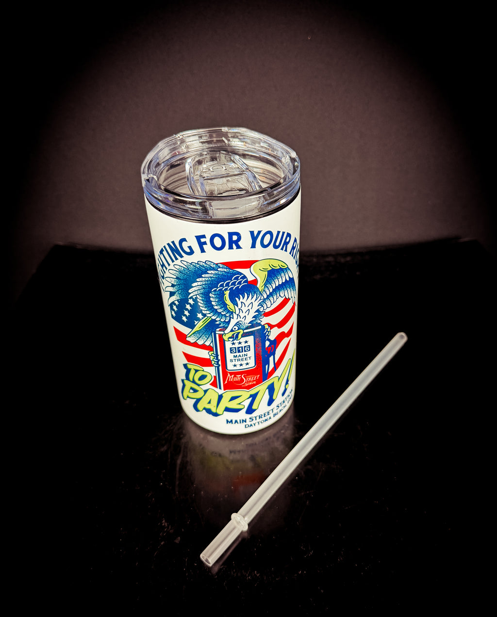 Main Street Station Patriotic Can Holder