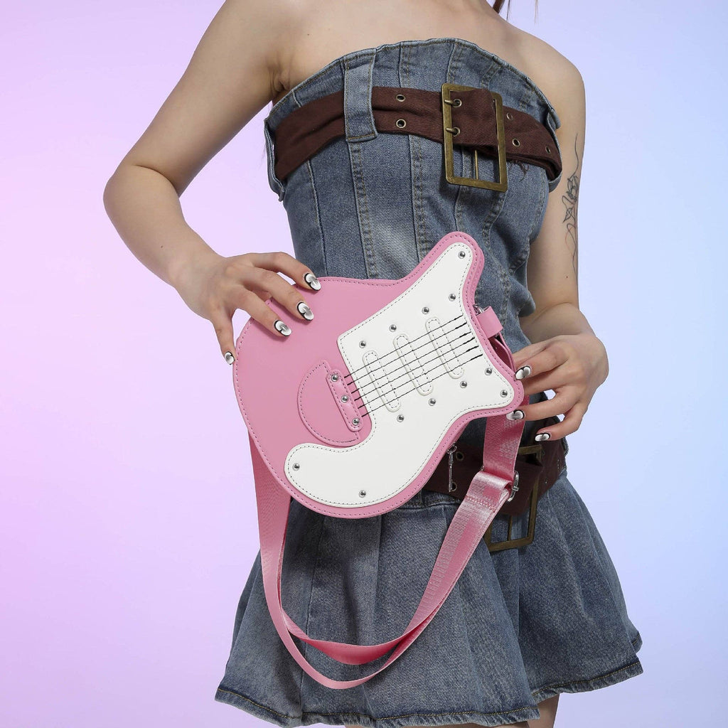 Unusual Shape Shoulder Bag Women Guitar Bag