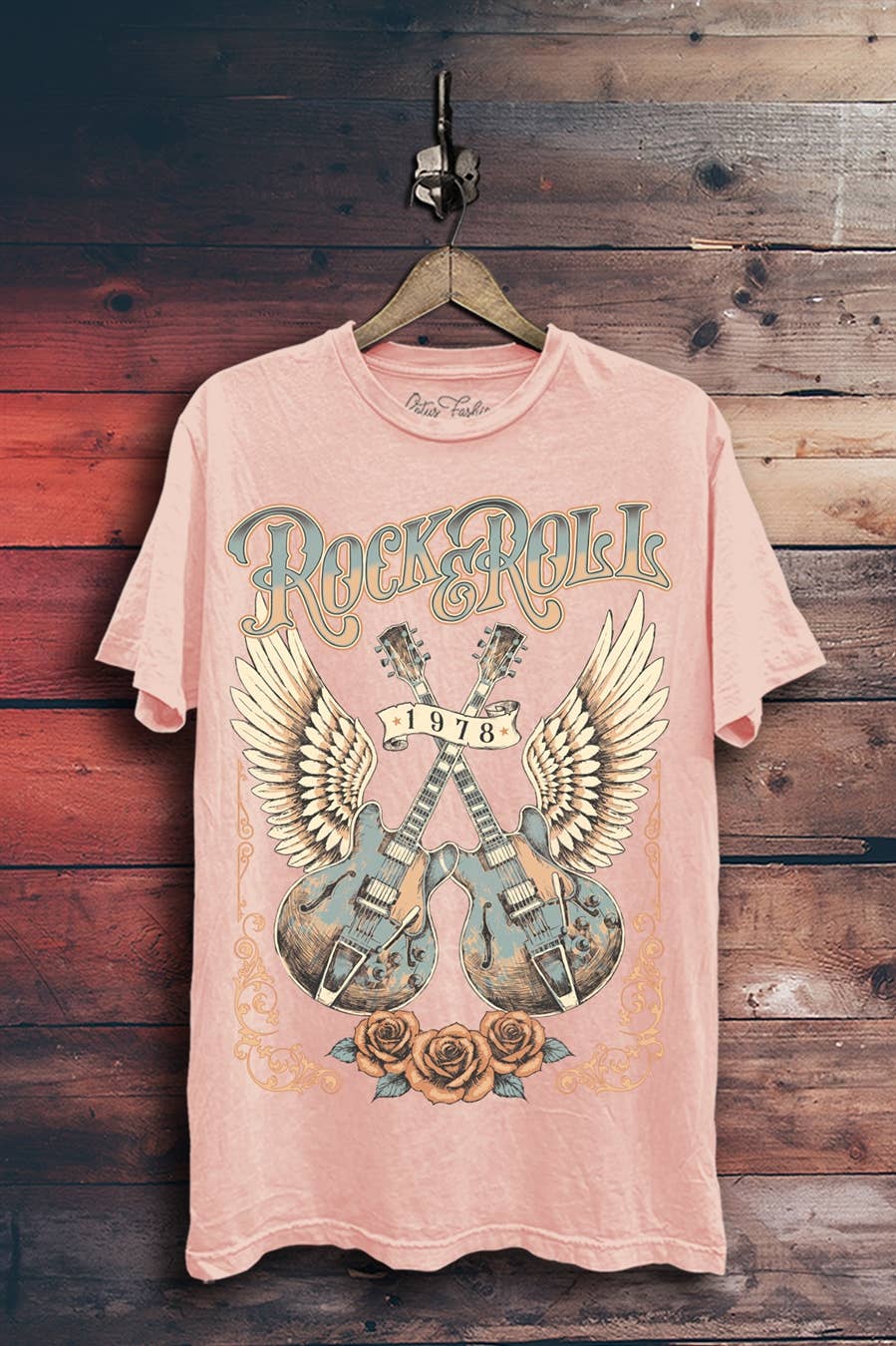 Rock & Roll Guitars Graphic Top