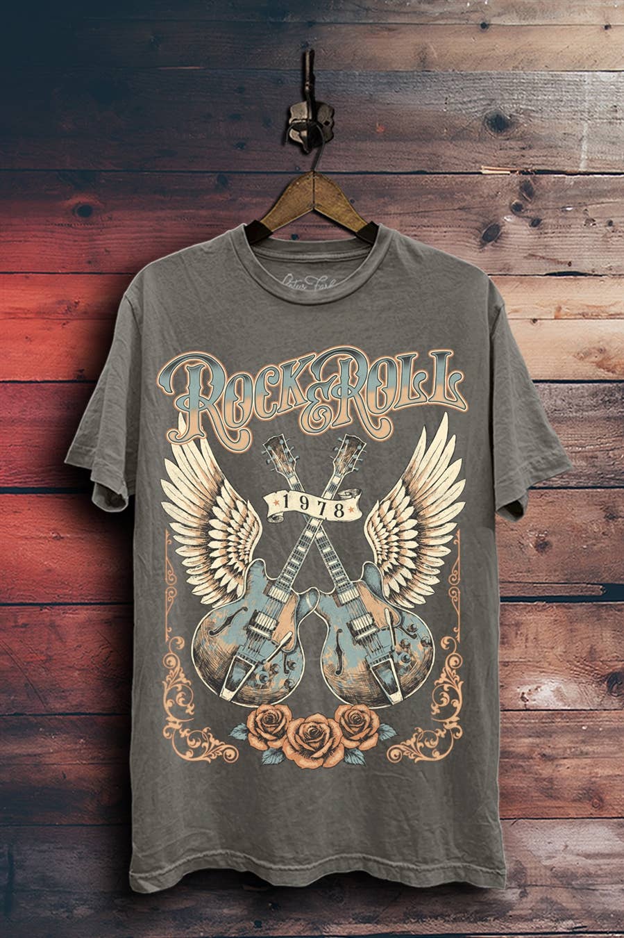 Rock & Roll Guitars Graphic Top