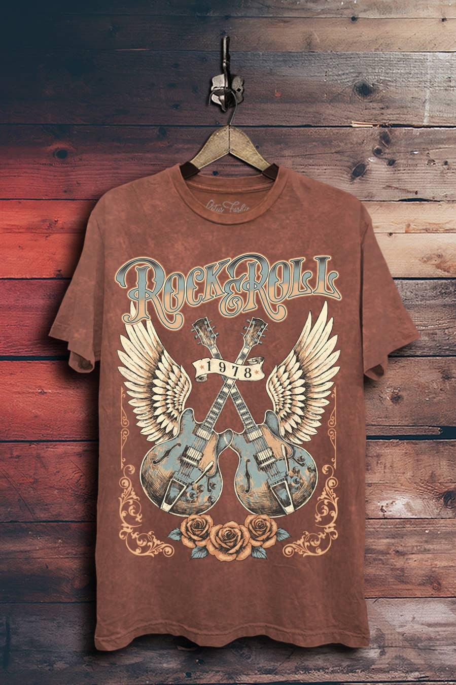 Rock & Roll Guitars Graphic Top