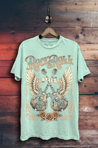 Rock & Roll Guitars Graphic Top