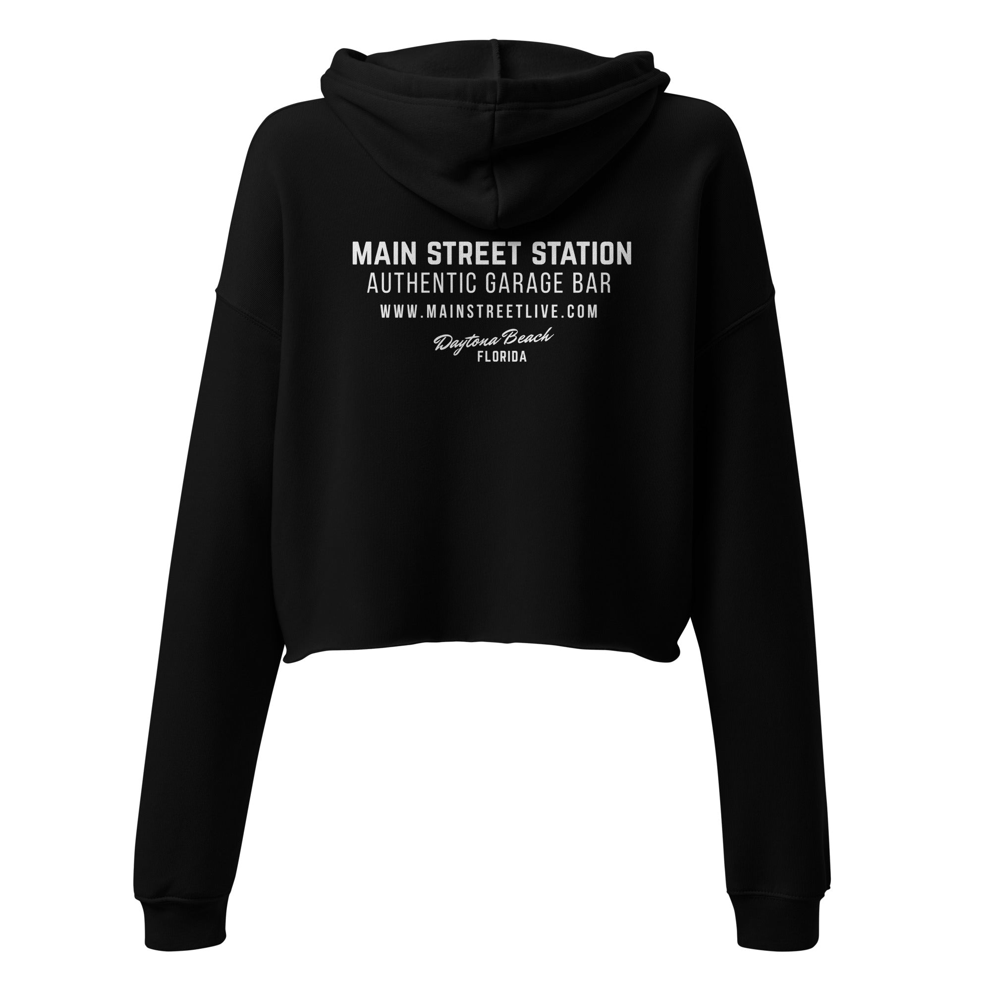 Crop Hoodie – The Merch Booth at Main Street Station