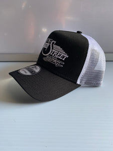 Black/White Snap Back Hat